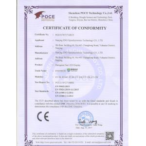 Shenzhen Eno Optoelectronics Technology Co., Ltd. Certifications