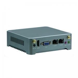 China Dual gigabit LAN Industrial pFsense Firewall Fanless Mini Pc Quad Cores J1900 With RJ45 RS232 wholesale