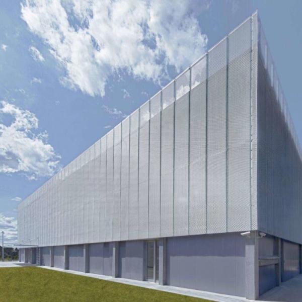 Square Edge Aluminum Mesh Ceiling Panel Decoration Expanded Metal Wire Mesh Panel