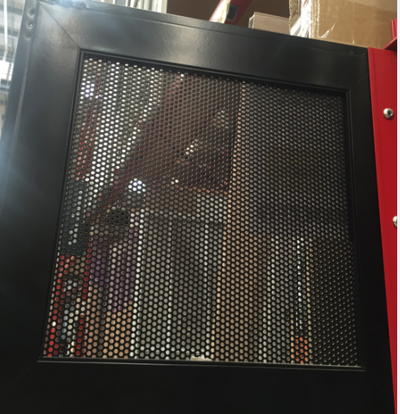 Truck Grill Round Hole Aluminum Perforated Sheet Anodized Easy To Process / Shape