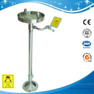 China SH711BS-eye wash station SUS304 eye wash stand Erect eye wash made of SUS304 meets ANSI Z358.1 ball valve dust shield on sale
