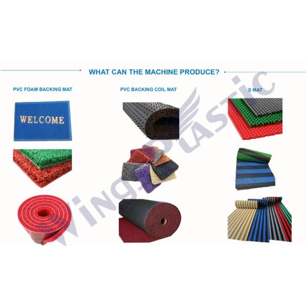 PVC Coil CarMat Making Machine PVC Mat Making Machine Cushion Mat 500kg/H 0