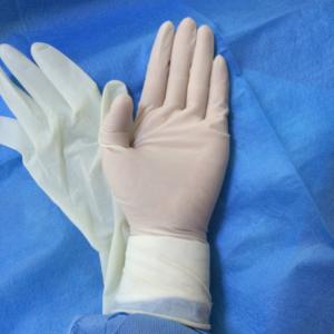 China 100% Natural Sterile Latex 	Disposable Surgical Gloves Powder Free Easy To Pierce wholesale