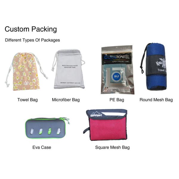 Antimicrobial woven Custom Printed Non Slip Yoga Towel Eco Friendly