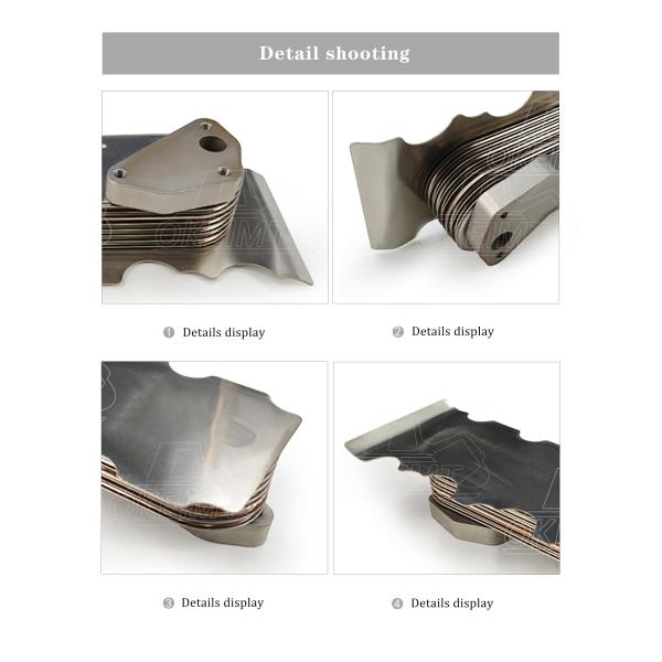 Engine Oil Cooler 65.05606-5030A Engine Oil Cooler Core for Doosan Engine Parts DL08