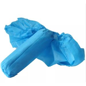 Blue Household Dust Proof 30GSM Non Woven Disposable Shoe Covers