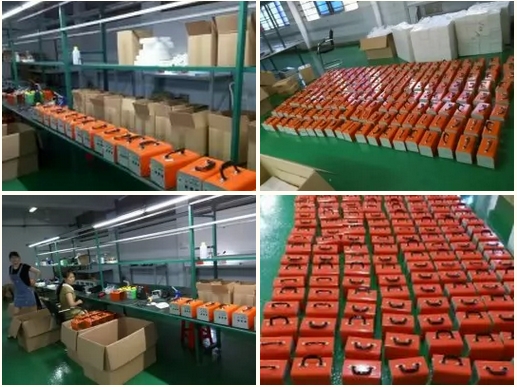 portable solar generator solar home system builted in 300W inverter for AC output