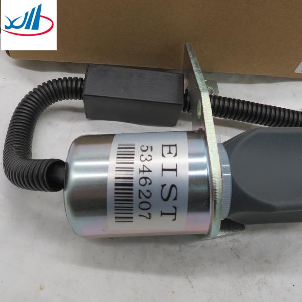 Top Quality truck spare parts Diesel Engine 12V 24V Fuel Shut Off Solenoid Valve 6CT C8.3L Engine 24V Fuel Pump Shutoff