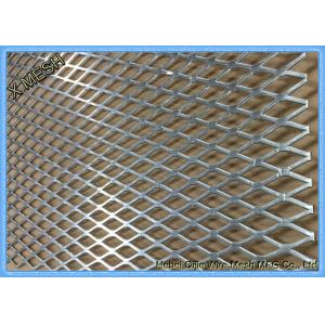 China Flattened Heavy Duty Expanded Metal Mesh 4x8 Mild Steel Sheet For Flooring on sale