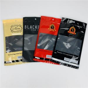 China Plastic Cigar Humidity Bags Custom Printed  Cigar Packaging Bag With Hydrating Layer smoke cigar leaf pouches wholesale