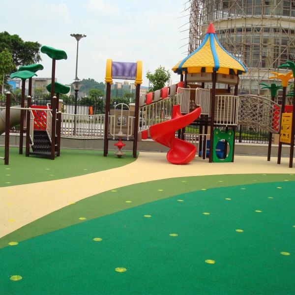 China IAAF Stadiums Schools Shockproof EPDM Playground Surface Fadeless wholesale