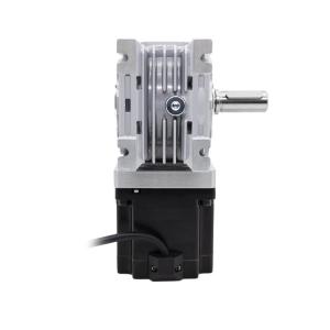 80mm Motor Length Hollow Single Shaft Nema 34 Stepper Motor Worm Gear Reducer