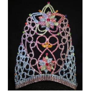 China Spring colour flowers for Easter pageant crowns summer pageants custom your own design in yiwu pai crown jewelry factory wholesale