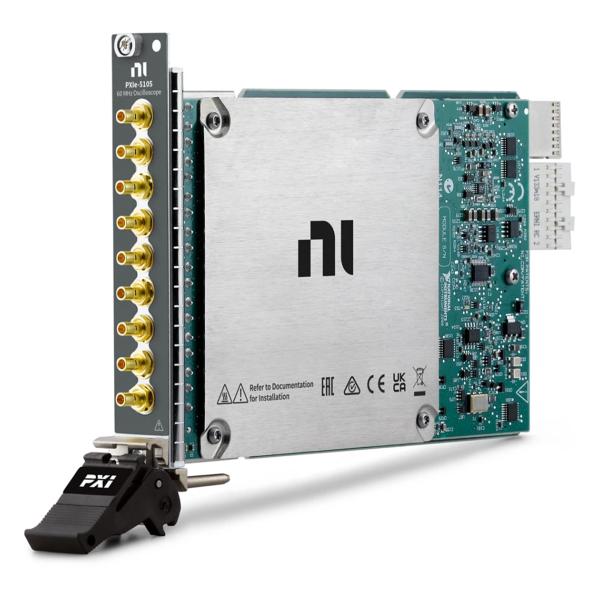 Compact PXIe-5105 PXI Oscilloscope 60MS/S Sampling Rate 12 Bit Resolution 8V Input Channels