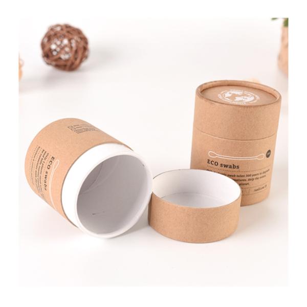 Customized Luxury Candle Packaging Tube boxes Matt PP Lamination 1.5mm Cardboard