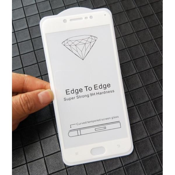 Color Black and White Full Glue Tempered glass phone film for Samsung S9 S8 PLUS NOTE9 A8 2018 A8 2018 PLUS J7 MAX J5