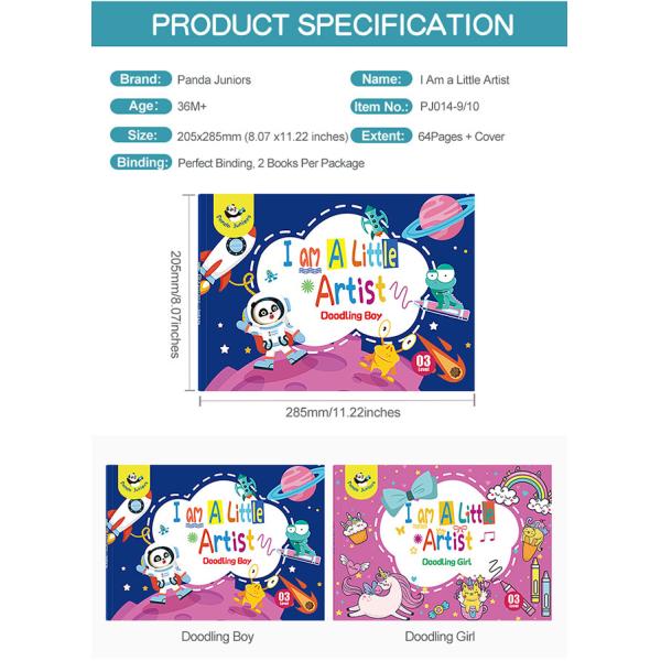 A4 Size Relaxation Toddlers Coloring Book Unicorn Coloring Book For Kids