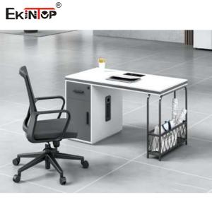 China Office Staff Desk With Glass Partition Detachable For Office Furniture wholesale
