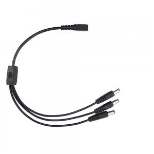 China DC5521 DC5525 DC Power Cable Assemblies 5.5×2.5 Mm Plug To Open Power Adapter wholesale