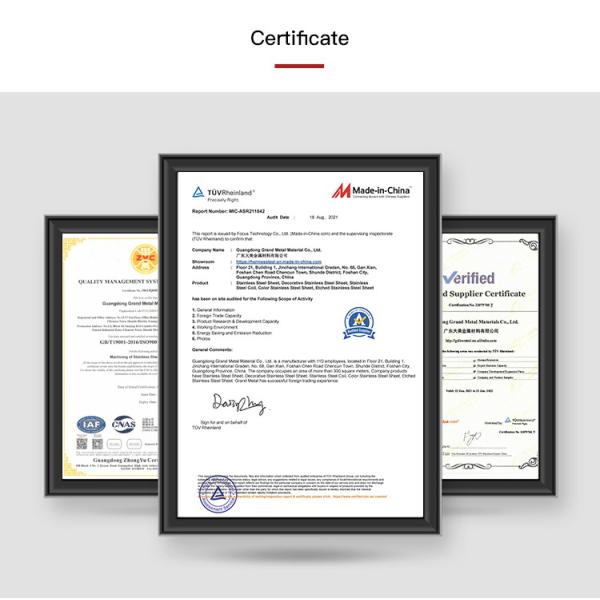 OEM Water Ripple Sheet Wave Bright Corrugated Stainless Steel Metal Plate