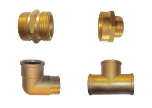 China Forging Brass IPS Thread Pipe Fitting Working Pressure Max 20 Bar Elbow Tee on sale