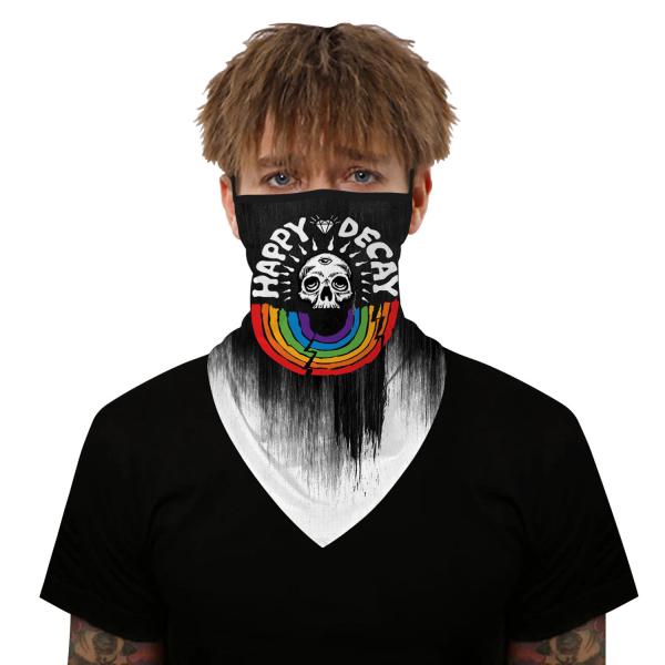 Silk Men Satin Joker Hair Band Seamless Head Tube Bandana