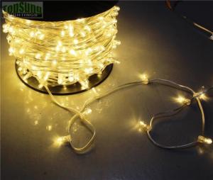 China Christmas 100m 666leds 12V LED Clip Lights warm white 5mm party led christmas light string wholesale