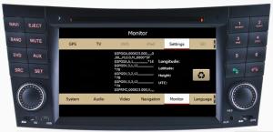 China Mercedes Benz W211 car radio with iPod RDS gps navigation digital TV TMC OCB-8797 on sale