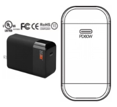 Travel Wall Plug USB Charger With 1PD 45W 3-USB 15W Over Current Protect