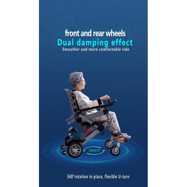 Multifunctional Wheelchair for Mobility Assistance Power Wheelchair
