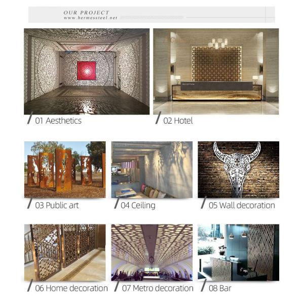 ASTM Standard Decorative Stainless Steel Sheet With Patterns Surface 3D Laser For Club Stage