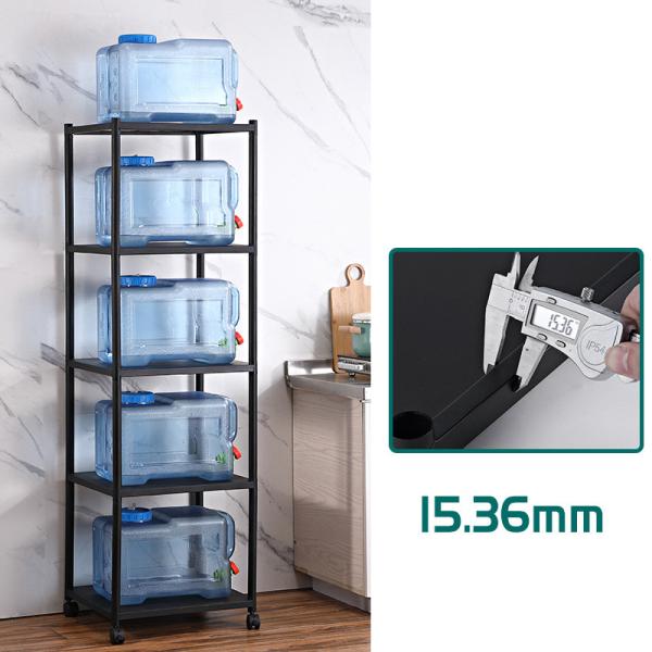 Multipurpose Freestanding Kitchen Rack Rectangle Shape Baking Paint Finish