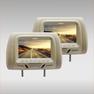 Delicate Car Headrest Monitor , Car Headrest DVD Player 9 Inch Dual Twin Screens