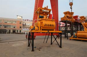 China Twin Shaft JS1000 1m3 Volume Cement Mixer Machine Electric Self Loading Concrete Mixer wholesale
