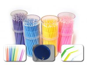 China Plastic Disposable Dental Supplies Dental Micro Brush Applicator For Between Teeth wholesale