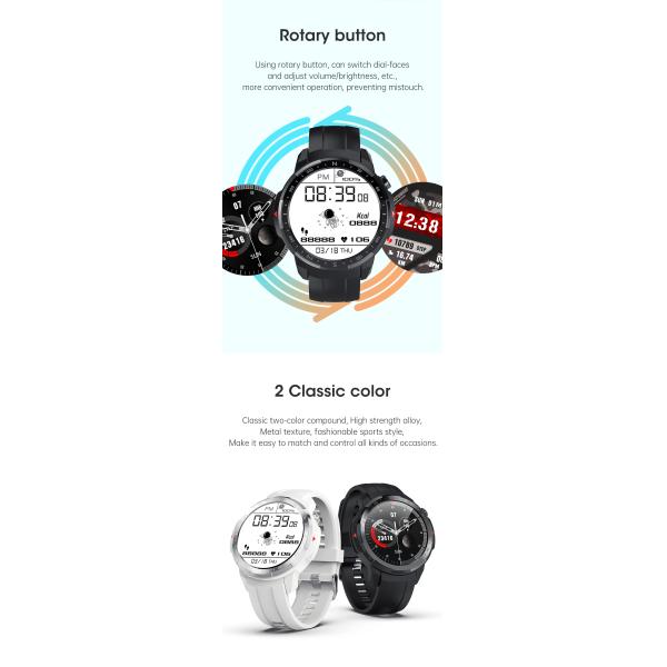 L30 Smart Watch Waterproof IP68 BT3.0 Call 450mAh Long Working Time
