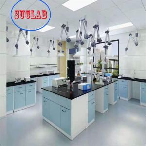 China Wholesale Strict Checked Clean room Floor Mounted Multi-Purpose Chemical Island Lab Bench Table on sale