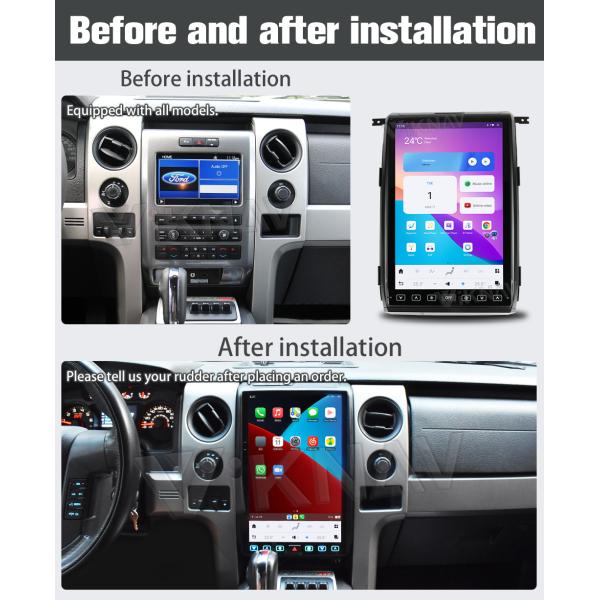 Android 13 Car Multimedia Player Radio For Ford Raptor F150 09-12 8+128G Head Unit Touch Screen Carplay