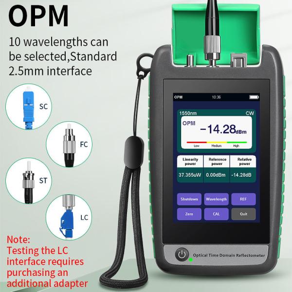Mini OTDR Tester 1310nm 1550nm 1610nm 1625nm 1650nm Handheld Optical Time Domain Reflectometer Fiber Optic Equipment