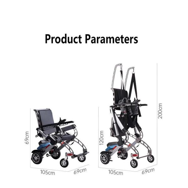 Multifunctional Wheelchair for Mobility Assistance Power Wheelchair