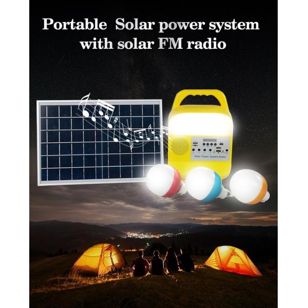 LED Solar Energy Lights 4/3 PCS Portable Radio Solar Light for Home/Outdoor Activities 2021 High Quality Bulbs