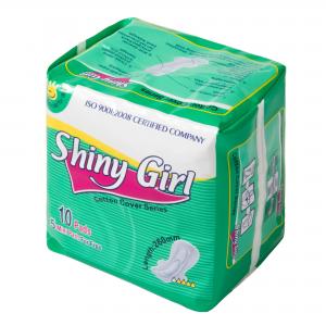 China Ladylike Organic Cotton Feminine Pads Antibacterial Cotton Menstrual Pad Winged on sale