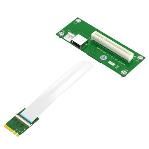 China M.2 Key A/E to PCI-E X8 Riser Card with USB 2.0 480Mbps wholesale