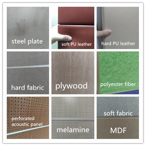 Sound Proof Office Meeting Room Panels 65mm Thickness Wooden Material Sliding Partition Wall