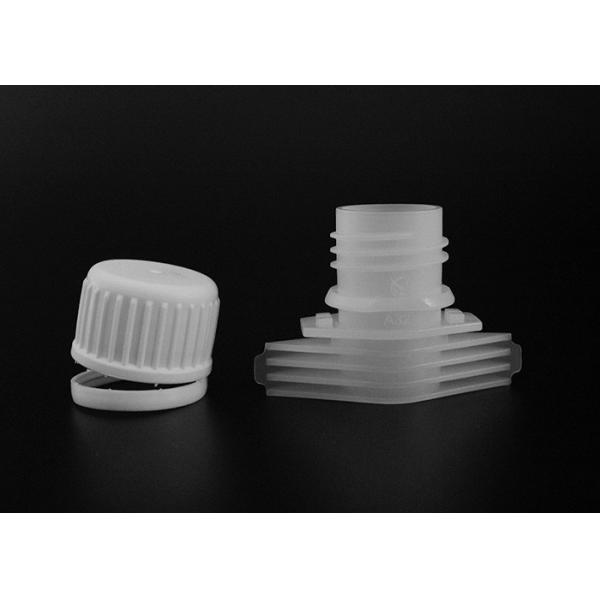 Food Grade Plastic Stand Up Pouch Spout Caps Blue Color Diameter 16mm