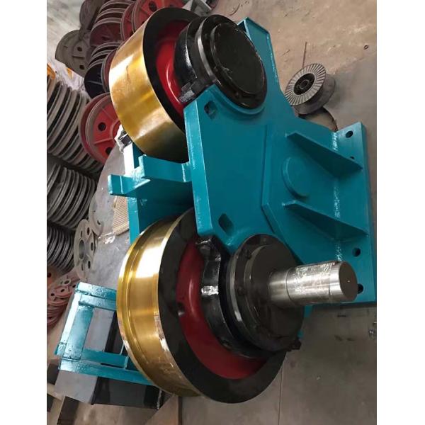 Investment Casting Crane Wheel Assembly , Forged Alloy Wheels For Crane