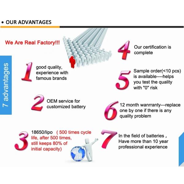 8.88wh 3.7v Rechargeable LiPo Battery 2500mah Polymer Lithium Battery