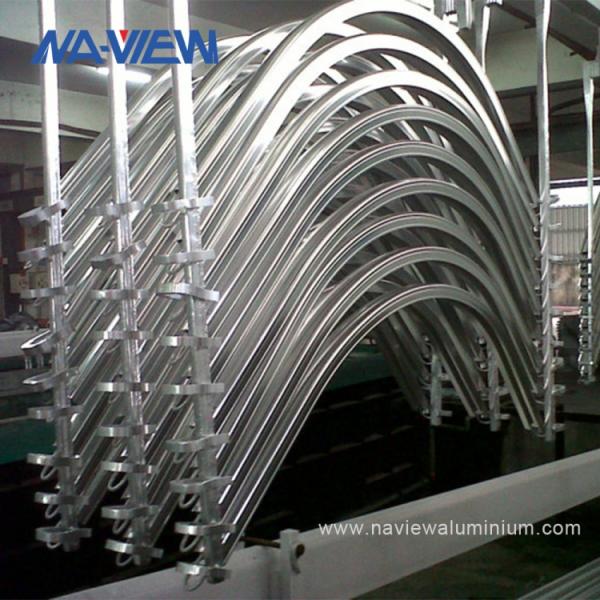 curved aluminium profile