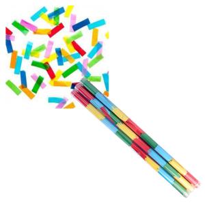 China Streamers 14 Inches Confetti Wands For Birthday wholesale