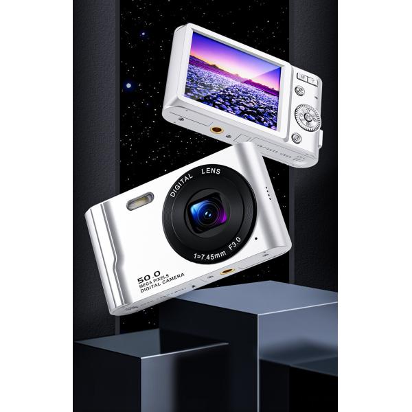 48MP Full HD Digital Video Camera Built-in Fill Light for Low Light Settings 32GB Storage Capacity
